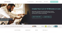 Desktop Screenshot of betterlegal.com